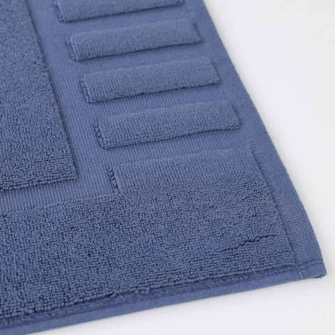 Leo Cotton Modern Absorbent Heavy Washable Bath Mat Set of 2