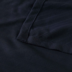 Milan Cotton Textured Jacquard Striped Lightweight Woven Blanket