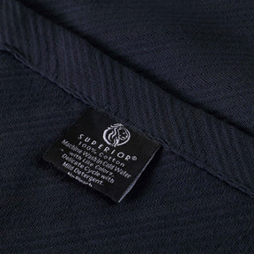 Milan Cotton Textured Jacquard Striped Lightweight Woven Blanket