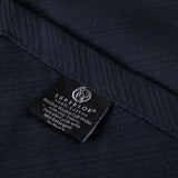 Milan Cotton Textured Jacquard Striped Lightweight Woven Blanket