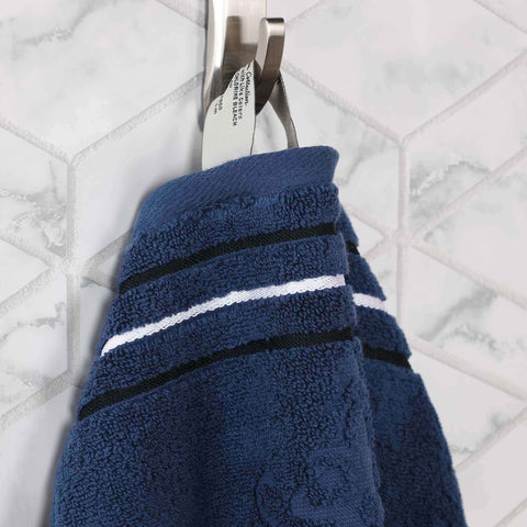 Zero-Twist Cotton Jacquard Towel Set 9 Piece - Sadie