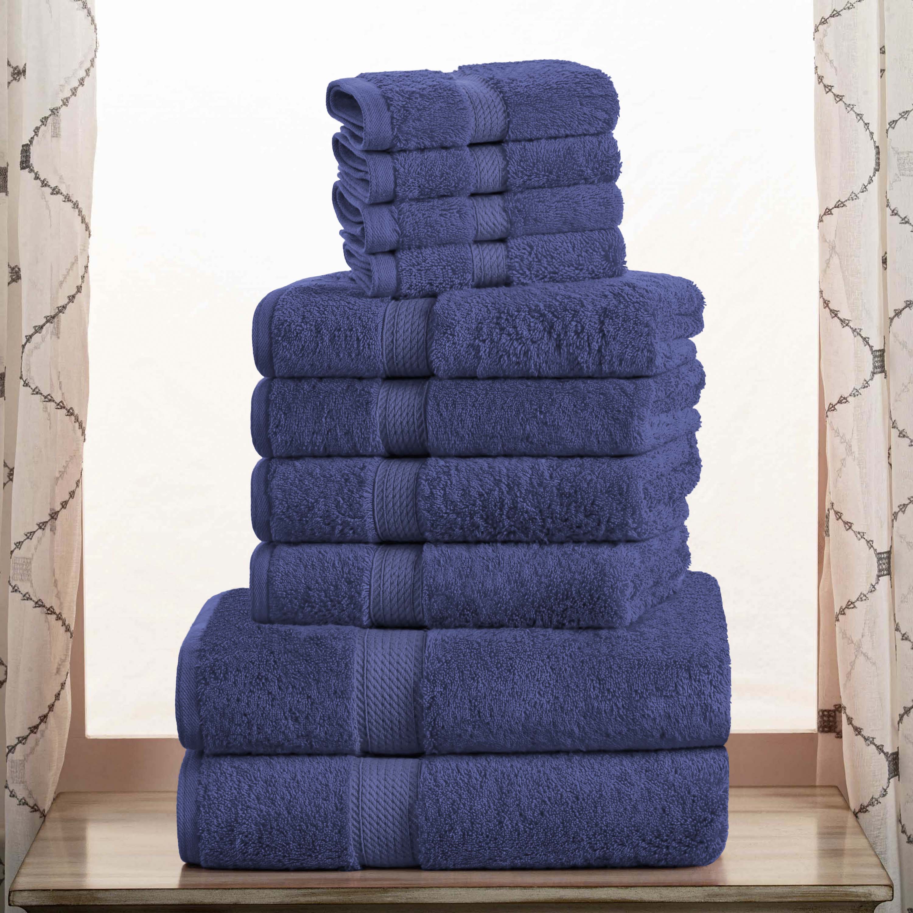 Madison Egyptian Cotton Pile Plush Heavyweight 10 Piece Towel Set