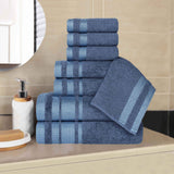 Hays Cotton Medium Weight 8 Piece Assorted Bathroom Towel Set