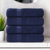 Cotton Highly Absorbent Eco-Friendly Quick Dry Bath Towel Set of 4