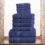 10-Piece Egyptian Cotton Plush Towel Set - Madison
