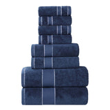 Niles Egyptian Giza Cotton Plush Heavyweight Soft 8 Piece Towel Set