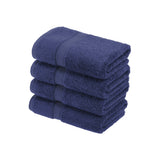 Egyptian Cotton Hand Towels 4-Piece Plush Set by Madison