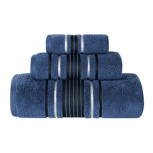 Sadie Zero Twist Cotton Solid Absorbent 3 Piece Towel Set