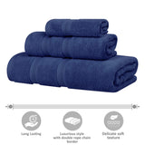 Zero Twist Cotton Medium Weight Bath Towel Set of 4