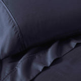 1200 Thread Count Cotton Rich Bed Sheet Set Solid Deep Pocket