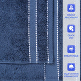 Egyptian Giza Cotton Plush Soft Towel Set 8 Piece