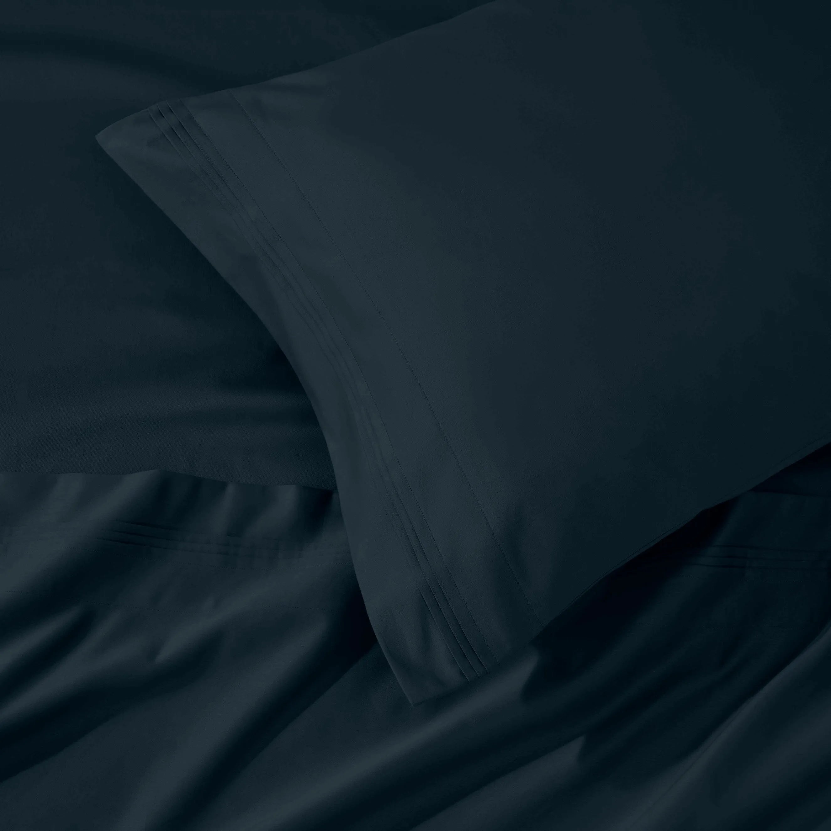 1000 Thread Count Egyptian Cotton Solid Pillowcase Set