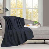 Milan Cotton Textured Jacquard Striped Lightweight Woven Blanket