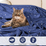 Fleece Plush Medium Weight Fluffy Soft Decorative Polka Dot Blanket