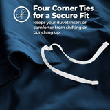 1200 Thread Count Egyptian Cotton Solid Duvet Cover