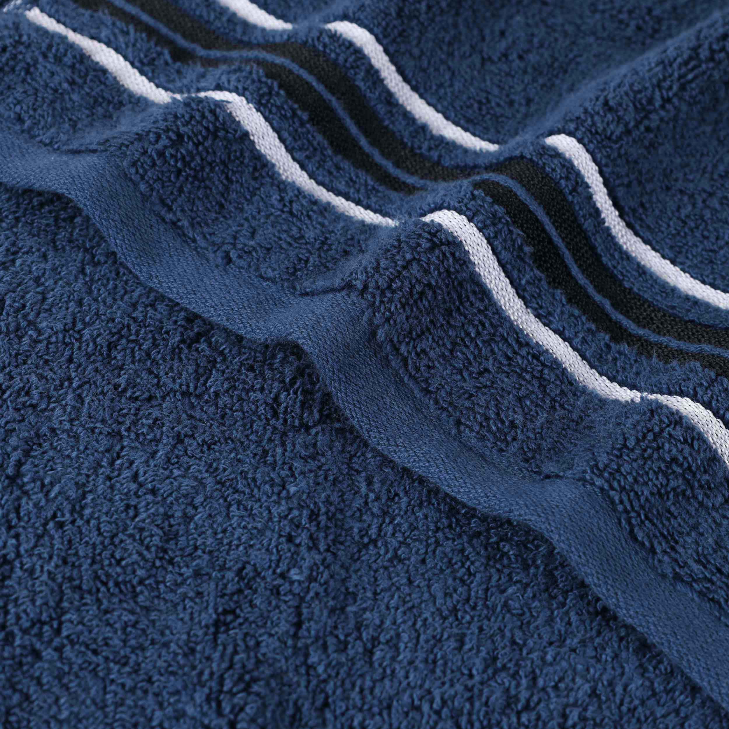 Sadie Zero Twist Cotton Solid Absorbent 3 Piece Towel Set