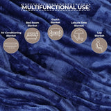 Superior Fleece Plush Medium Weight Fluffy Soft Decorative Throw