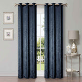 Waverly Geometric Washable Room Darkening Blackout Curtains, Set of 2