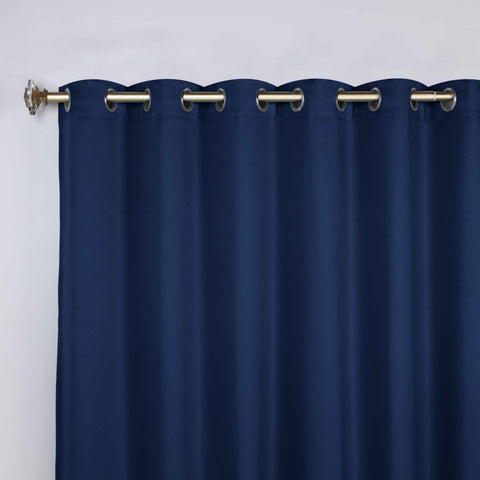 Blackout Window Curtains Classic Modern Room Darkening Set of 2