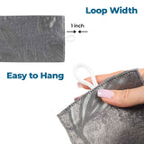 Leaves Room Darkening Washable Blackout Curtain Panels, Set of 2