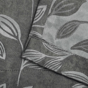 Leaves Room Darkening Blackout Curtain Panel Sets 8 Pieces