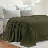 Nobel Cotton Textured Jacquard Chevron Lightweight Woven Blanket