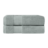 Aria Turkish Cotton Heavyweight Solid Absorbent 2 Piece Bath Towel Set