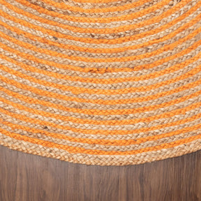 Braided Jute Reversible Round Indoor Outdoor Area Rug
