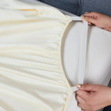 Pavo 100% Cotton 700 Thread Count Fitted Sheet - 18" & 20" Extra Deep Pocket Options