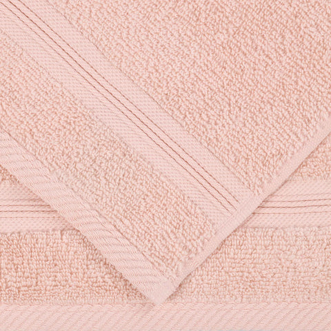 Zero Twist Cotton Medium Weight Bath Towel Set of 4