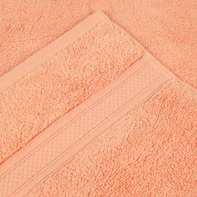Chevron Zero Twist Solid Soft Absorbent Cotton 3 Piece Towel Set