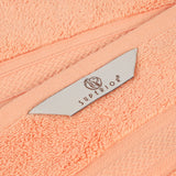 Chevron Zero Twist Solid Soft Absorbent Cotton 3 Piece Towel Set