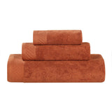 Egyptian Cotton Basketweave Solid Towel Set 3 Piece