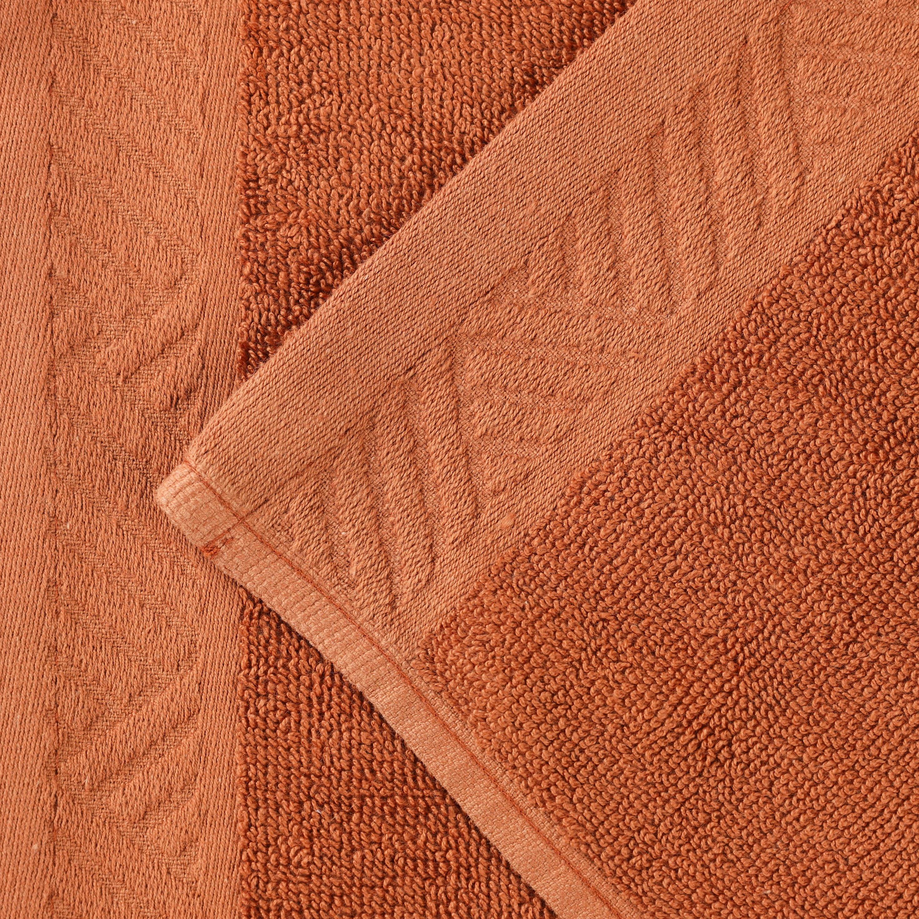 Basketweave Egyptian Cotton Solid 3 Piece Assorted Towel Set