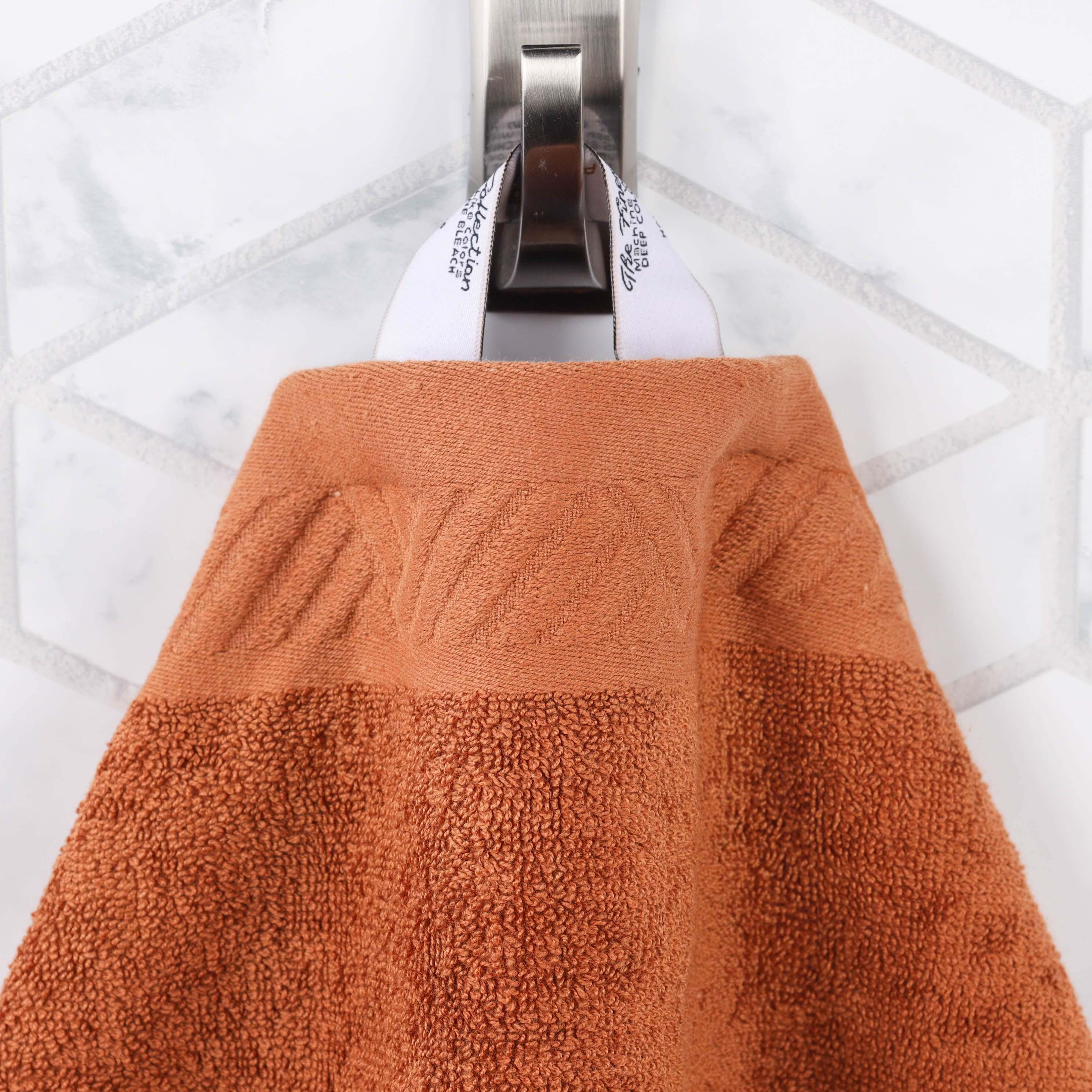 Basketweave Egyptian Cotton Solid 3 Piece Assorted Towel Set