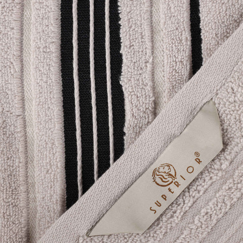 Sadie Zero Twist Cotton Solid Absorbent 3 Piece Towel Set