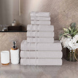 Hays Cotton Medium Weight 9 Piece Assorted Bathroom Towel Set