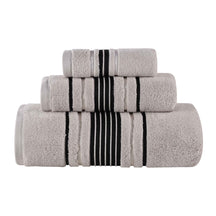 Sadie Zero Twist Cotton Solid Absorbent 3 Piece Towel Set