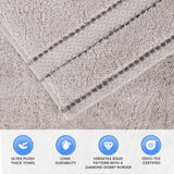 Niles Egyptian Giza Cotton Plush Heavyweight Soft 8 Piece Towel Set