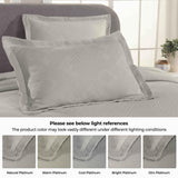 Lightweight Cotton Bedspread Sets 3-Piece Geometric Fret Jacquard Matelassé Scalloped