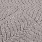Chevron Zero Twist Solid and Jacquard Soft Cotton 12 Piece Towel Set