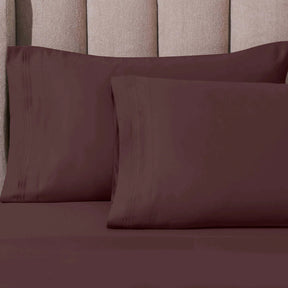 1000 Thread Count Egyptian Cotton Solid Pillowcase Set