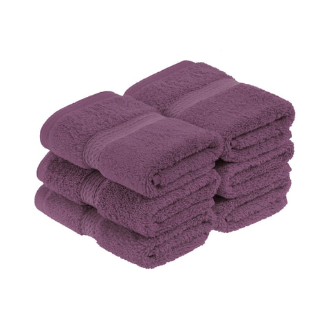 Egyptian Cotton Face Towel Set of 6 by Madison