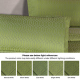 Remi Cotton Blend Jacquard Geometric Fringe Bedspread Set