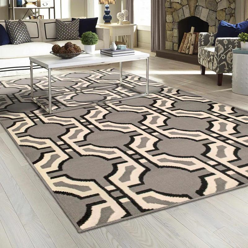 Pritchard Geometric Trellis Indoor Area Rugs or Runner Rug