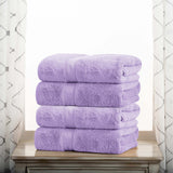 Egyptian Cotton Plush Heavyweight Bath Towel Set of 4
