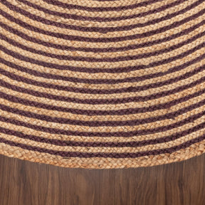 Braided Jute Reversible Round Indoor Outdoor Area Rug