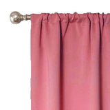 Solid Machine Washable Room Darkening Blackout Curtains, Set of 2
