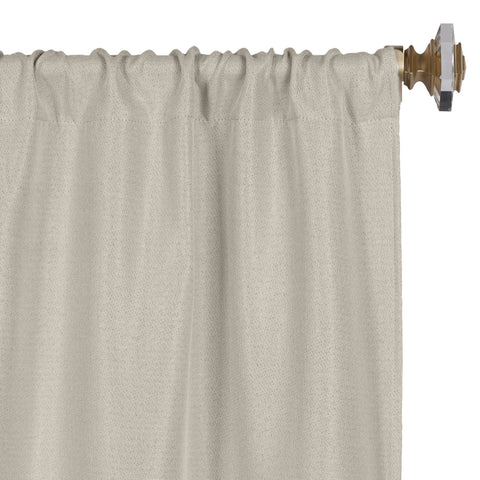 Linen Washable Room Darkening Blackout Curtains, Set of 2