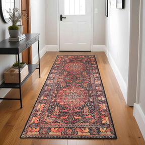 Copley Bohemian Oriental Medallion Wildlife Indoor Area Rug Or Runner